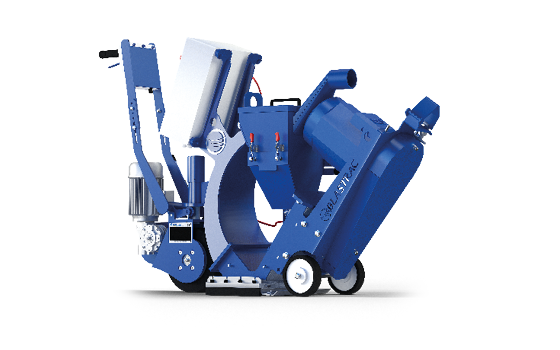 1-10DPS75-2-V2.png BLASTRAC-HUSQVARNA 1-10 DPS75 – Kugelstrahlmaschine VORFÜHRGERÄT – Bild 1