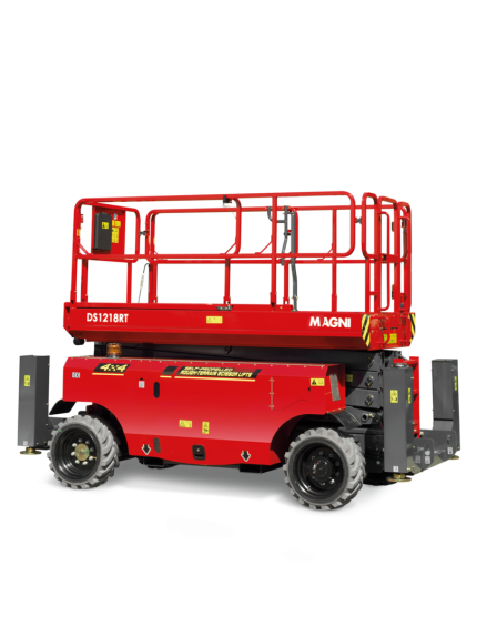 MAGNI DS1218RT Diesel-Scherenarbeitsbühne geländegängig – 12,0 mtr.