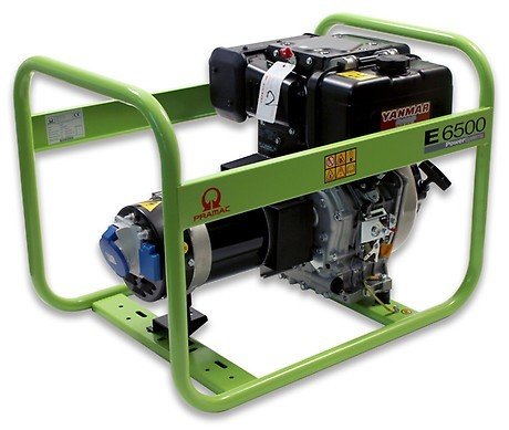 E6500.jpg PRAMAC E 6500 SYH dieselbetriebener Stromerzeuger 230 Volt | 5,9 kVA – Bild 1