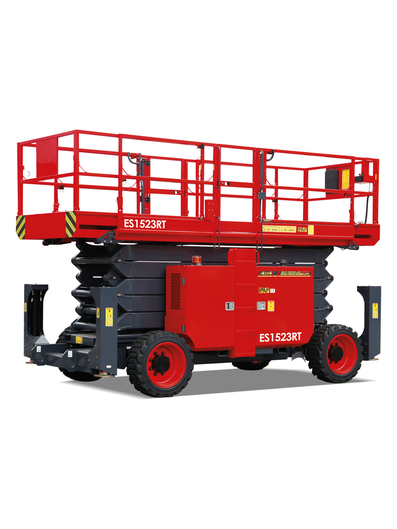 ES1523RT-copprod-RTL.png MAGNI ES1523RT.2 Elektro-Scherenarbeitsbühne geländegängig – 15,0 mtr. – Bild 1