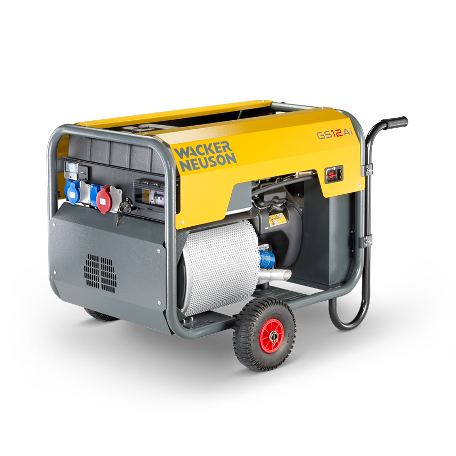 GS12Ai.png WACKER NEUSON GS 12Ai benzinbetriebener Stromerzeuger 230-400 Volt | 11,8 kVA (E-Starter) – Bild 1