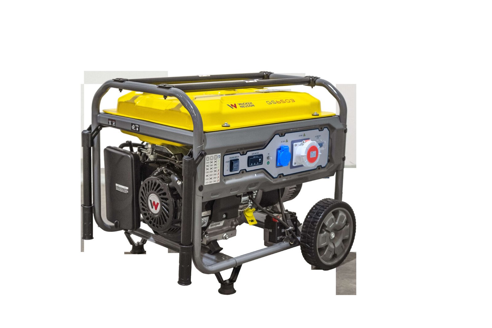 GS6503G_Kleim_7529282f-80f6-4ab1-aaa2-d838b0def937.jpg WACKER NEUSON GS 6503 G benzinbetriebener Stromerzeuger 230 oder 400 Volt – Bild 1