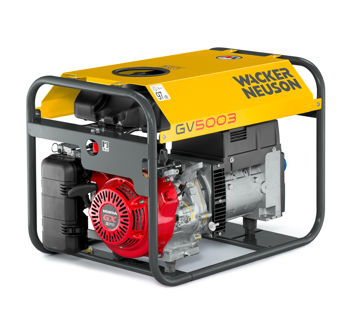 GV2500A-3_8ce724bb-a71f-4ef0-9c64-0afd30ebd791.png WACKER NEUSON GV 7000A benzinbetriebener Stromerzeuger 230 Volt | 5,5 kVA – Bild 1