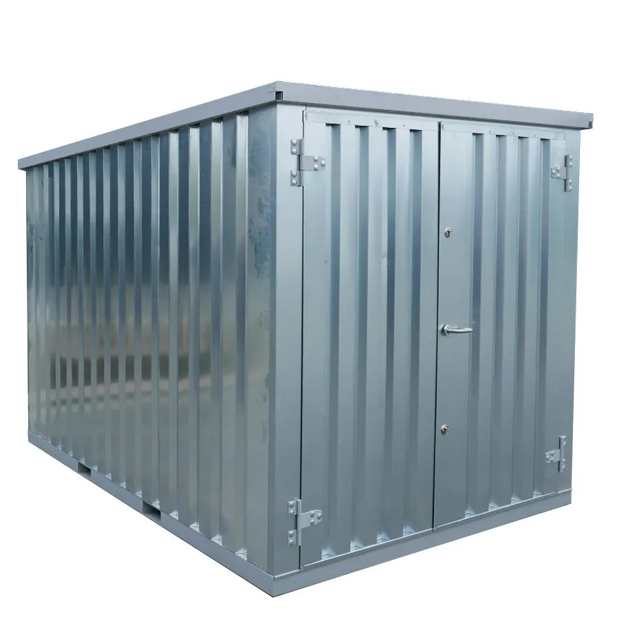 L9990562-02-copy.jpg Lagercontainer 3×2 Meter Galvanisiert Doppeltüren Kurze Seite – Bild 1