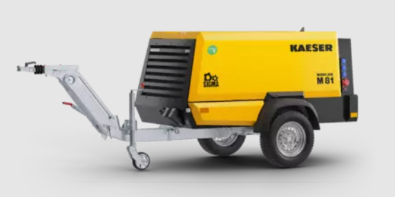M81-2.png KAESER MOBILAIR M76 – Baukompressor mit Stromerzeuger 13 kVA mobil – Bild 1