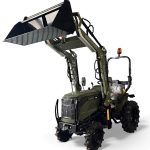 Startrac Allrad-Kleintraktor 22 Nato-Grün mit Galaxy-Garden-Pro-Bereifung + Fontlader inklusive Schaufel