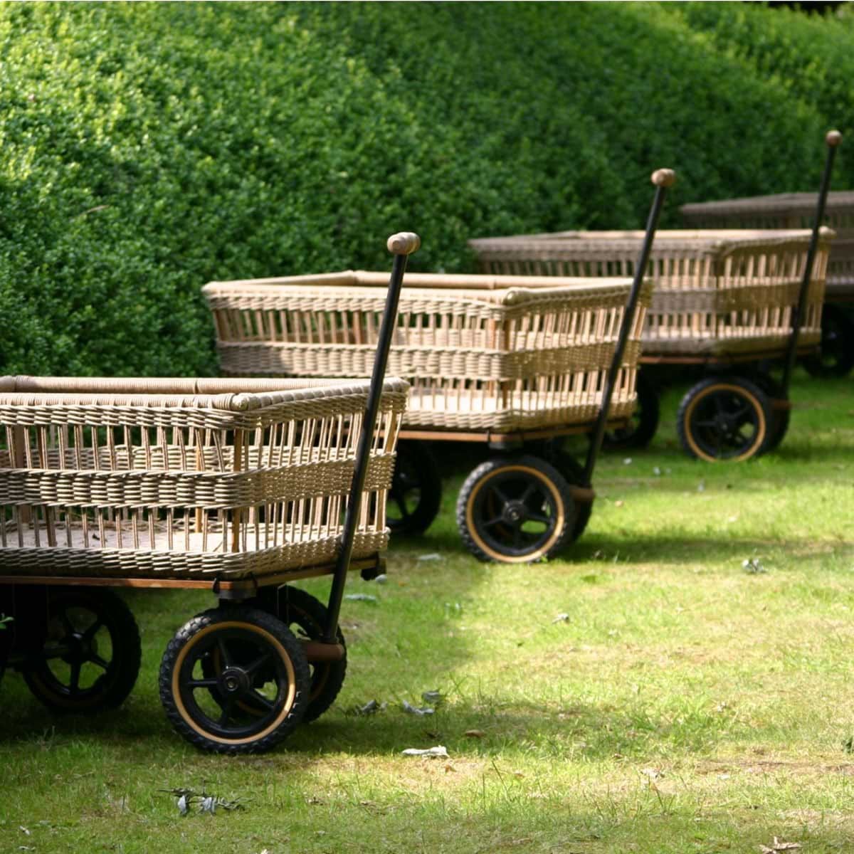 chariot-de-jardin-wagon-avec-panier.jpg Gartenwagen mit Rädern – Bild 1