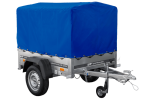 Anhänger 150 KIPP 150×106 cm [mit blauer Hochplane, Hochspriegel und Stützrad]-Neu - Image 8