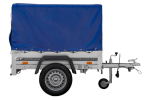 Anhänger 150 KIPP 150×106 cm [mit blauer Hochplane, Hochspriegel und Stützrad]-Neu - Image 10