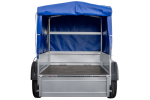 Anhänger 150 KIPP 150×106 cm [mit blauer Hochplane, Hochspriegel und Stützrad]-Neu - Image 12