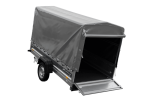 Anhänger 264×125 UNITRAILER FORCE 264 KIPP ungebremst mit H-1100 Rahmen und grauer Plane-Neu - Image 13