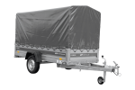 Anhänger 264×125 UNITRAILER FORCE 264 KIPP ungebremst mit H-1100 Rahmen und grauer Plane-Neu - Image 10