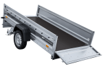 Anhänger 264×125 UNITRAILER FORCE 264 KIPP ungebremst mit H-1100 Rahmen und grauer Plane-Neu - Image 15
