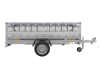 Anhänger 264×150 UNITRAILER GARDEN 265 KIPP mit Gitterwänden, H-0-Rahmen und grauer Plane-Neu - Image 7