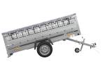 Anhänger 264×150 UNITRAILER GARDEN 265 KIPP mit Gitterwänden, H-0-Rahmen und grauer Plane-Neu - Image 8
