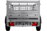 Anhänger Führerschein B Garden Trailer 200 KIPP 200×106 cm 750 kg mit Laubgitteraufsatz-Neu – Bild 5