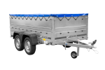Anhänger mit zwei Achsen Garden Trailer 264/2 KIPP [inkl. zusätzliche Bordwände und Flachplane]-Neu - Image 4