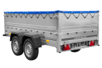 Anhänger mit zwei Achsen Garden Trailer 264/2 KIPP [inkl. zusätzliche Bordwände und Flachplane]-Neu - Image 8