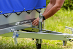 Auto Anhänger 230×125 Garden Trailer 230 KIPP Unitrailer 750 kg mit Stützrad, blauer Hochplane und Hochspriegel-Neu - Image 3