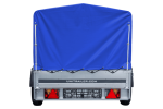 Auto Anhänger 230×125 Garden Trailer 230 KIPP Unitrailer 750 kg mit Stützrad, blauer Hochplane und Hochspriegel-Neu - Image 6