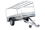 Auto Anhänger 230×125 Garden Trailer 230 KIPP Unitrailer 750 kg mit Stützrad, blauer Hochplane und Hochspriegel-Neu - Image 13