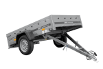 Autotransportanhänger 200×125 UNITRAILER GARDEN 201 KIPP mit BIS-Seitenwänden, H-800-Rahmen und grauer Plane-Neu – Bild 14