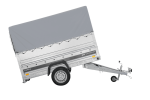 Autotransportanhänger 230×125 UNITRAILER FORCE 230 KIPP mit BIS-Seitenwänden, H-800-Rahmen und grauer Plane-Neu - Image 8