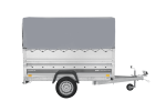 Autotransportanhänger 230×125 UNITRAILER FORCE 230 KIPP mit BIS-Seitenwänden, H-800-Rahmen und grauer Plane-Neu - Image 9