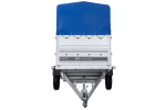 Autotransportanhänger 264×125 UNITRAILER FORCE 264 KIPP mit BIS-Seitenwänden, H-800-Rahmen und blauer Plane-Neu - Image 6