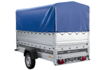 Autotransportanhänger 264×125 UNITRAILER FORCE 264 KIPP mit BIS-Seitenwänden, H-800-Rahmen und blauer Plane-Neu - Image 10