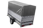 Autotransportanhänger 264×125 UNITRAILER FORCE 264 KIPP mit BIS-Seitenwänden, H-800-Rahmen und grauer Plane-Neu – Bild 11