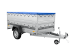 Autotransportanhänger auf Federn 230×125 UNITRAILER FORCE 230/R KIPP mit BIS-Seitenwänden, H-0-Rahmen und blauer Plane-Neu - Image 7