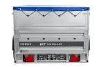 Autotransportanhänger auf Federn 230×125 UNITRAILER FORCE 230/R KIPP mit BIS-Seitenwänden, H-0-Rahmen und blauer Plane-Neu - Image 3