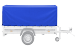 Auto Anhänger 230×125 Garden Trailer 230 KIPP Unitrailer 750 kg mit Stützrad, blauer Hochplane und Hochspriegel-Neu - Image 17