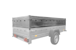 GARDEN TRAILER 264/2 KIPP Zweiachsanhänger mit Stützrad, Planenträgern, zus. Bordwänden und blauer Flachplane-Neu - Image 17