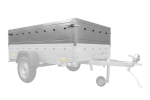 Anhänger mit faltbarer Deichsel GARDEN TRAILER 230 KIPP mit zusätzlichen Bordwänden, Stützrad und blauer Flachplane-Neu - Image 18