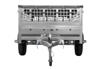 Einachsanhänger 200×125 UNITRAILER GARDEN 201 KIPP mit Gitterseitenwänden und grauer Abdeckung-Neu - Image 10