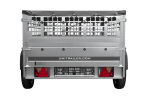 Einachsanhänger 200×125 UNITRAILER GARDEN 201 KIPP mit Gitterseitenwänden und grauer Abdeckung-Neu - Image 6