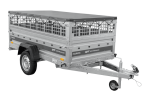 Einachsanhänger 230×125 UNITRAILER FORCE 230 KIPP mit Gitterwänden, H-0-Rahmen und grauer Plane-Neu - Image 12