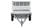Einachsanhänger 230×125 UNITRAILER FORCE 230 KIPP mit Gitterwänden, H-0-Rahmen und grauer Plane-Neu - Image 9