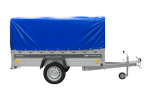 Einachsanhänger 230×125 UNITRAILER FORCE 230 KIPP mit H-800 Spriegel und blauer Plane-Neu – Bild 8