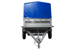 Einachsanhänger 230×125 UNITRAILER FORCE 230 KIPP mit H-800 Spriegel und blauer Plane-Neu – Bild 6
