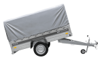 Einachsanhänger 230×125 UNITRAILER FORCE 230 KIPP mit H-800 Spriegel und grauer Hochplane-Neu - Image 10