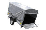 Einachsanhänger 230×125 UNITRAILER FORCE 230 KIPP mit H-800 Spriegel und grauer Hochplane-Neu - Image 11