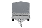 Einachsanhänger 230×125 UNITRAILER FORCE 230 KIPP mit H-800 Spriegel und grauer Hochplane-Neu - Image 8