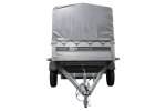 Einachsanhänger 230×125 UNITRAILER FORCE 230 KIPP mit H-800 Spriegel und grauer Hochplane-Neu - Image 6