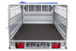 Einachsanhänger 264×125 UNITRAILER FORCE 264 KIPP mit Gitterwänden, H-0-Rahmen und blauer Plane-Neu - Image 14