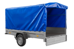 Einachsanhänger 264×150 UNITRAILER GARDEN 265 KIPP mit H-1100 Rahmen und blauer Plane-Neu - Image 11