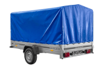 Einachsanhänger 264×150 UNITRAILER GARDEN 265 KIPP mit H-1100 Rahmen und blauer Plane-Neu - Image 7