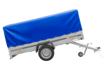Einachsanhänger 264×150 UNITRAILER GARDEN 265 KIPP mit H-800 Rahmen und blauer Plane-Neu - Image 6